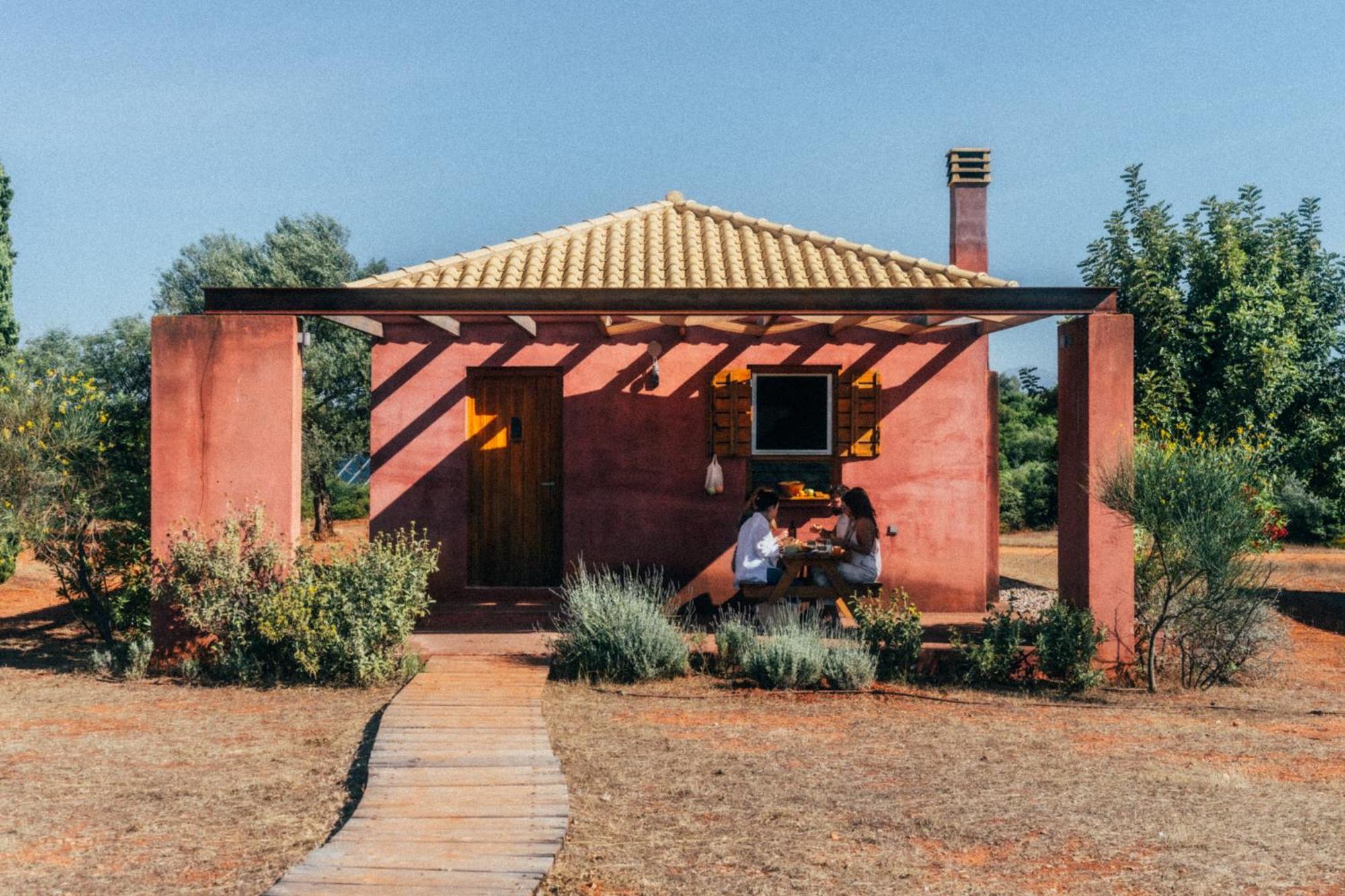 Eumelia Organic Agrotourism Farm Hotell Goúvai Eksteriør bilde